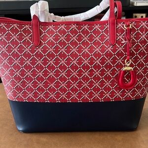 LAUREN RALPH LAUREN COLLINS TOTE WOMEN'S SHOPPER BAG New